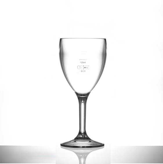 Elite Premium 125ml CE Glasses Polycarbonate