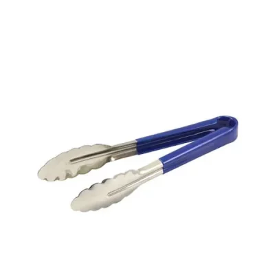 31cm Blue Colour Coded Stainless Steel Tongs