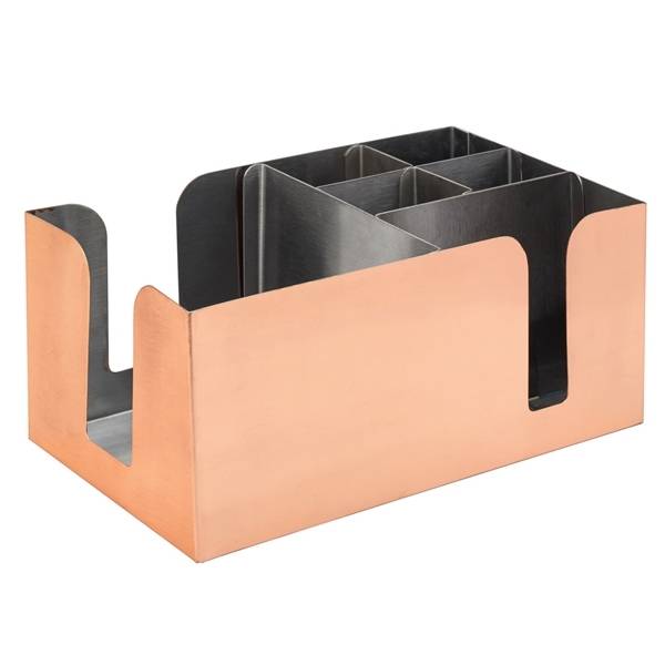 Copper Bar Caddy - Bar Organiser