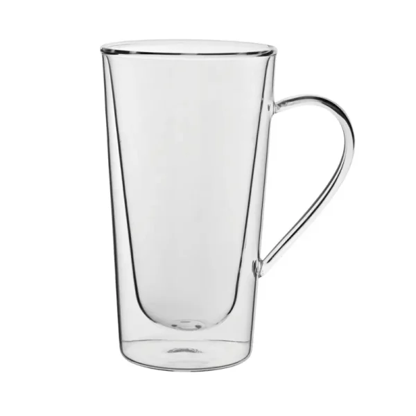 Double - Walled Tall Handled Latte Glass 12oz