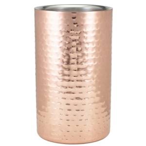 Hammered Copper Plated Wine Cooler