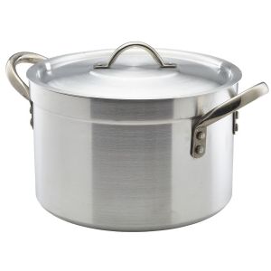 Heavy Duty Aluminium Stewpan With Lid 24.5Litre