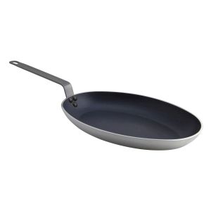 Non Stick Teflon Aluminium Oval Fish Pan 36cm