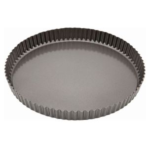 Carbon Steel Non-Stick Fluted Quiche Tin 29cm