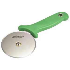 Genware Pizza Cutter Green Handle