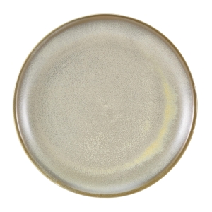 Terra Porcelain Matt Grey Coupe Plate 24cm
