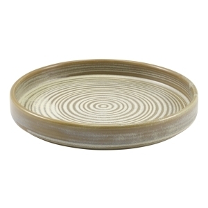 Terra Porcelain Matt Grey Presentation Plate 18cm