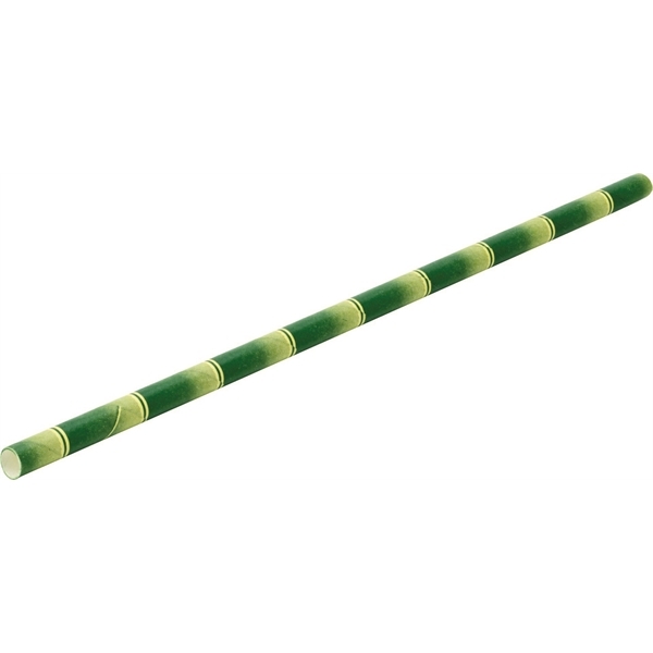 Paper Bamboo Straw 8" (20cm)