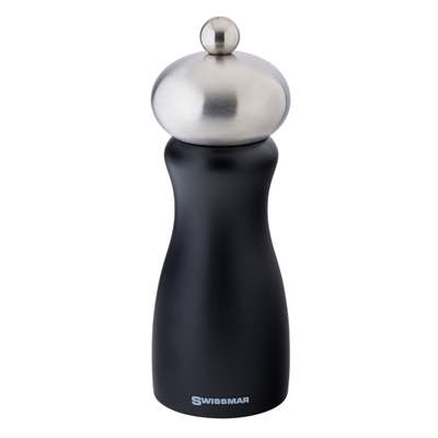 Belle Black Matte Salt Mill 6" (15cm)