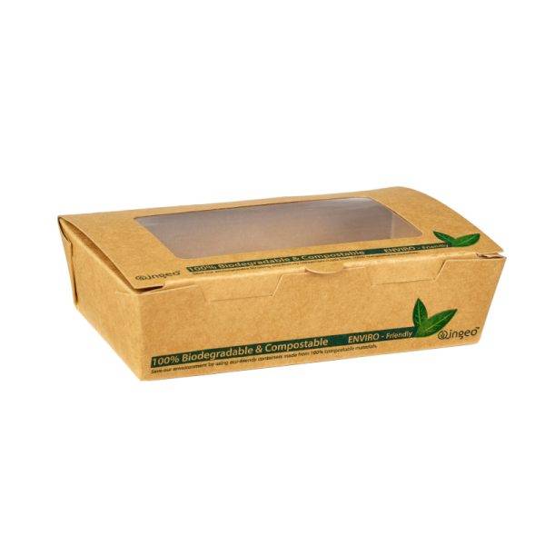 500ml Tuck Top Kraft Salad Box