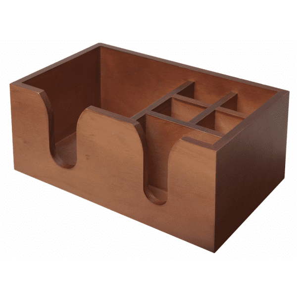 Wooden Bar Caddy and Bar Organiser