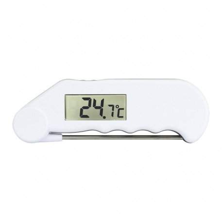 gourmet folding probe thermometer White