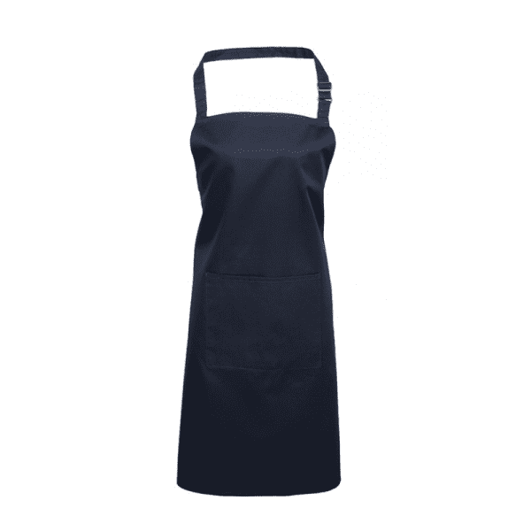 Bib Apron Woith Pocket Navy
