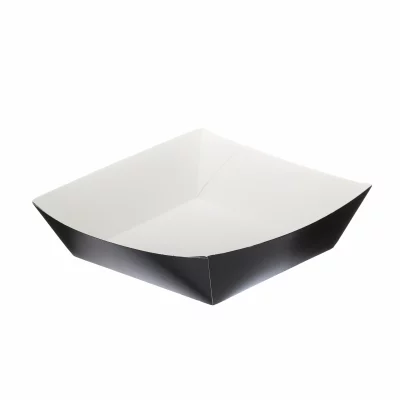 Black 5 Inch Burger Tray