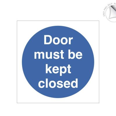 Door Must be Kept Closed