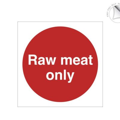 Raw Meat Only Label