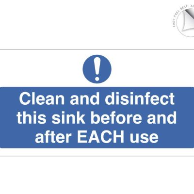 clean-disinfect-sink-each-use