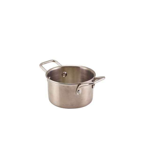 Mini Stainless Steel Casserole Dish 10cm