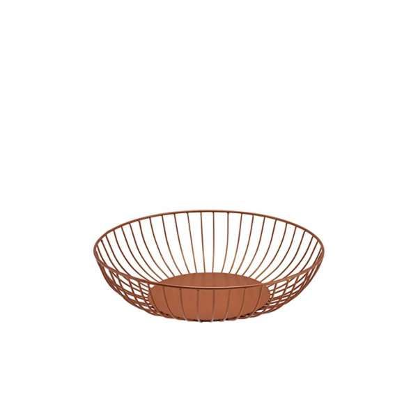 Round Copper Wire Basket 27 x 7cm