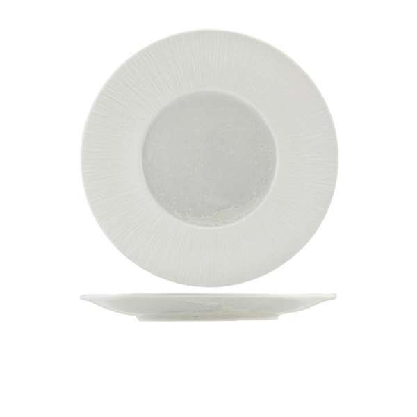 Incise Porcelain Lucine Winged Plate 28-5cm