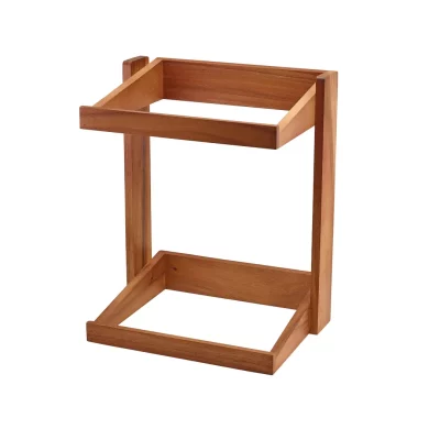 Acacia Wood Crate Stand