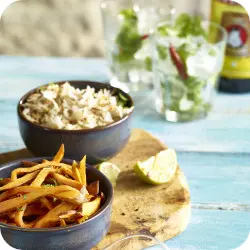 Rustic Blue Terra Bowls