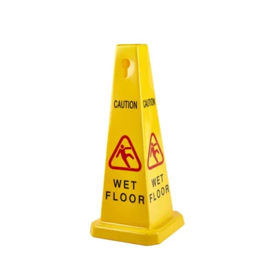 Yellow Caution Wet Floor Cone